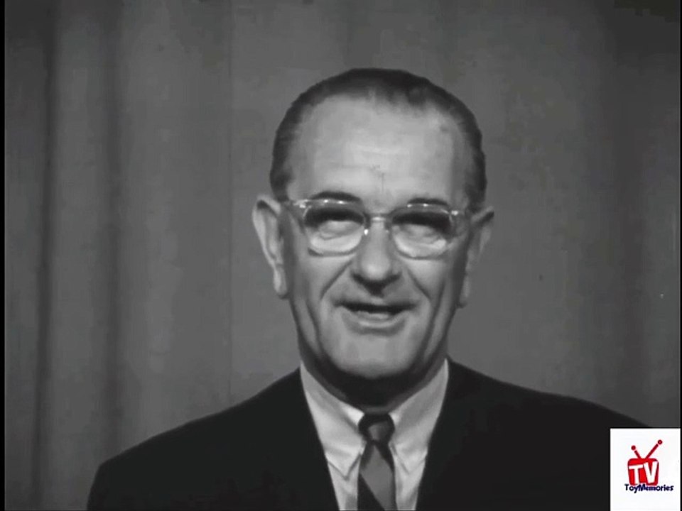 1960s President Johnson PSA Savings Bonds TV commercial