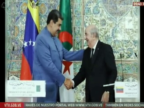 Jefe de Estado celebra reelección del presidente argelino Abdelmadjid Tebboune