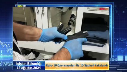 Kuyu-16 Operasyonları İle 15 Şüpheli Yakalandı