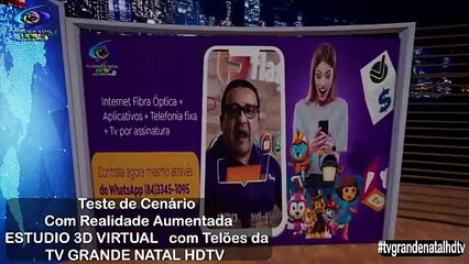 COMO FAZER UM CENARIO NA "TV GRANDE NATAL HDTV Brasil " -#tvgrandenatalhdtv