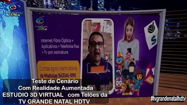 COMO FAZER UM CENARIO NA TV GRANDE NATAL HDTV Brasil -#tvgrandenatalhdtv
