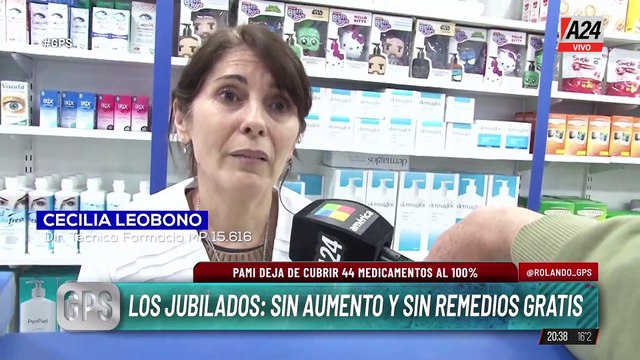 NO HAY REMEDIO: LOS JUBILADOS SE QUEDARON SIN MEDICAMENTOS GRATIS