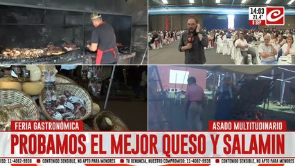 Llegó el asadazo a la fiesta de Manaos