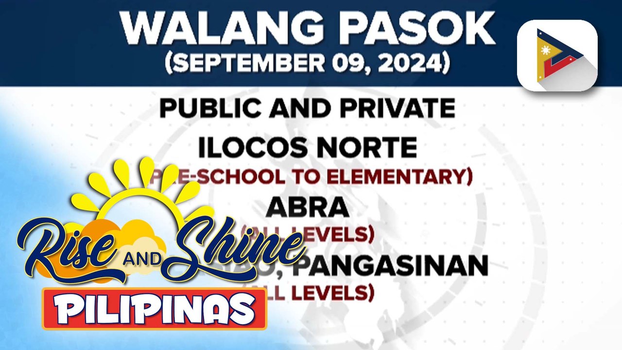 Ilang lugar sa Northern Luzon, suspendido ang klase ngayong araw