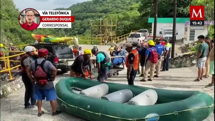 En la Huasteca potosina, muere un guía de turistas tras caer en cascadas