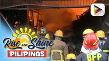 Warehouse sa Potrero, Malabon, nasunog; sunog, umabot sa ikatlong alarma