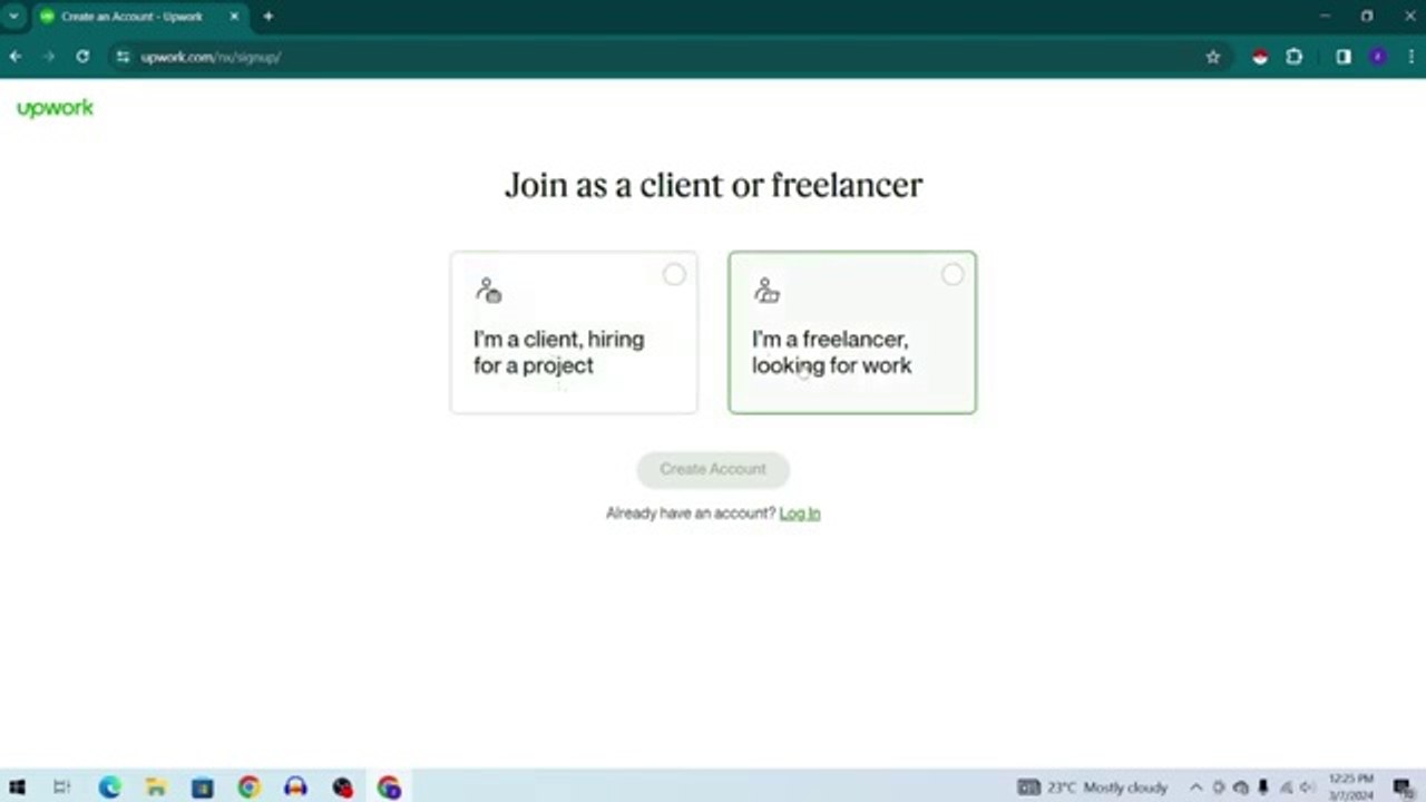 How to create upwork account 2024