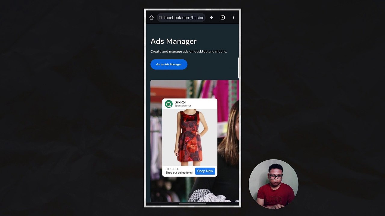 How Access Ad manager in Chrome Using Mobile