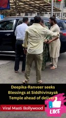 Deepika-Ranveer seeks Blessings at Siddhivinayak Temple ahead of delivery
