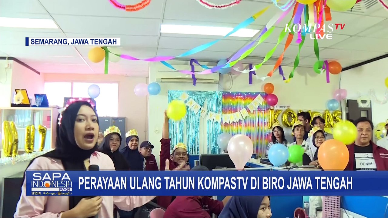 Yuk, Kita Intip Perayaan Ulang Tahun ke-13 KompasTV di Biro Jawa Tengah dan Balikpapan!