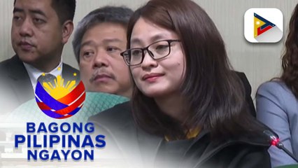 Dismmised Mayor Alice Guo, muling humarap sa pagdinig ng Senado