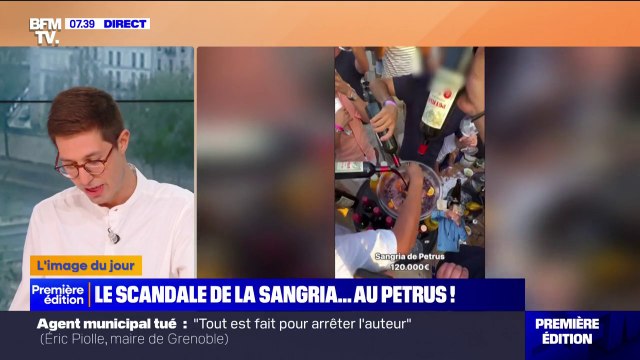 À Cannes, des vacanciers s'offrent une sangria à base de Petrus...à 120.000 euros