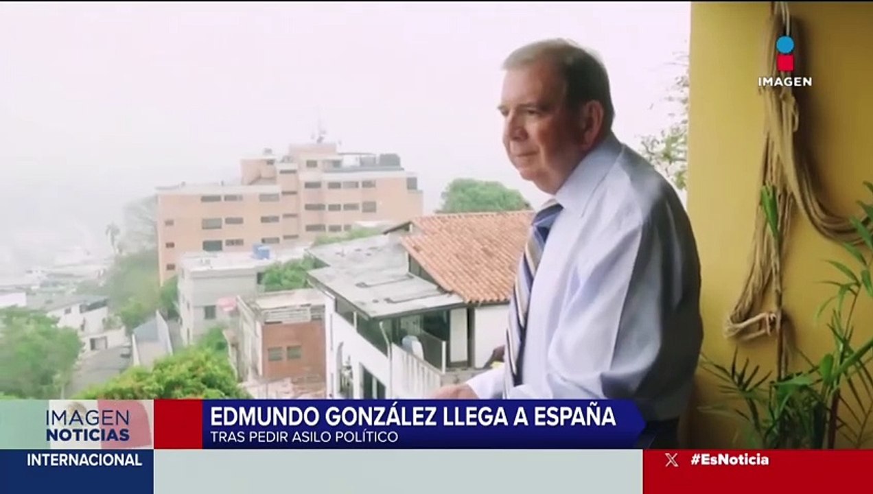 Edmundo González llega a España tras pedir asilo político - Vídeo ...