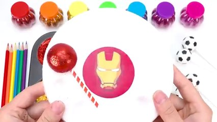 Relaxing ASMR: Creating Rainbow Lollipop Candy with Play-Doh and Glitter Cutting