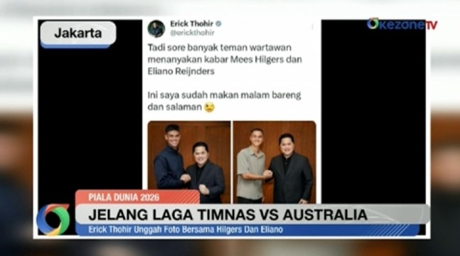Mees Hilgers dan Reijnders Ikut Latihan Timnas Indonesia