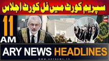 ARY News 11 AM Headlines | 9th September 2024 | Full Court meeting in SC