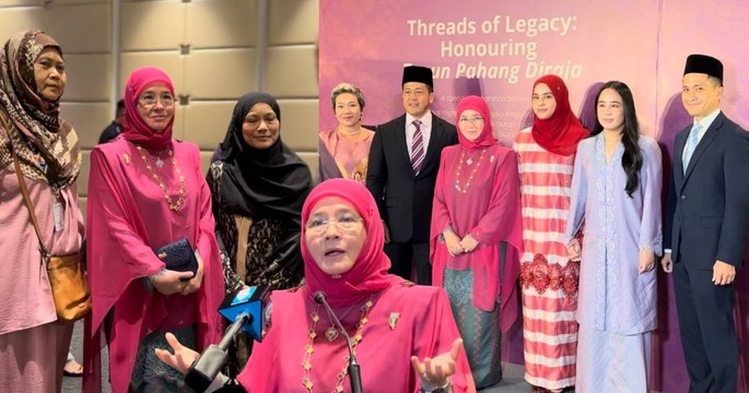 Pameran Eksklusif Tenun Pahang Diraja bersama Tengku Ampuan Pahang