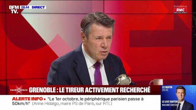 Christian Estrosi: Tout le monde sait qu'Éric Piolle est un maire qui n'est pas forcément sécuritaire, autoritaire
