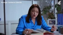 Canberra Liberals "not happy, Andrew" ad
