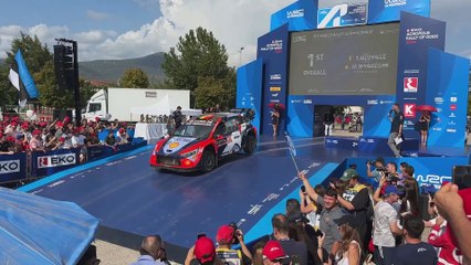 H τελετή λήξης του ΕΚΟ Ράλλυ Ακρόπολις 2024