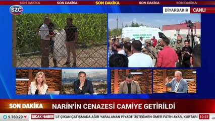 Narin'in cenazesi camiye götürüldü