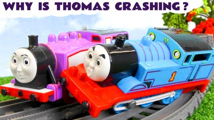 Why does Thomas keep Crashing in this fun Toy Train Story for Kids and Children