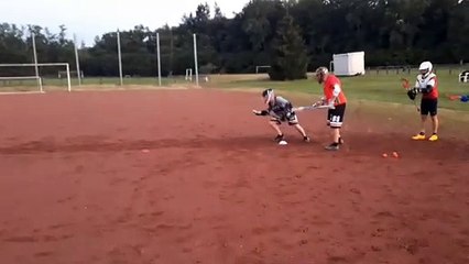 Entrainement de l'ASPTT Lacrosse Orléans