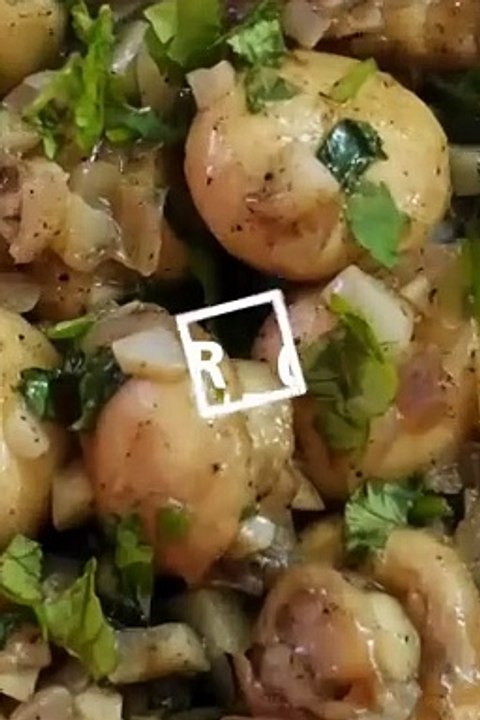  Irresistible Butter Garlic Mushroom Recipe!  Quick & Delicious! ️ #MushroomLovers #EasyRecipes