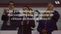 Jeux paralympiques : Emmanuel Macron sifflé à la cérémonie de clôture au Stade de France
