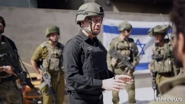 Il ministro della Difesa isaeliano Gallant visita la Striscia di Gaza