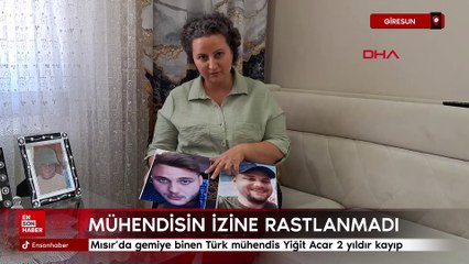 Mısır'da gemiye binen Türk mühendis Yiğit Acar 2 yıldır kayıp