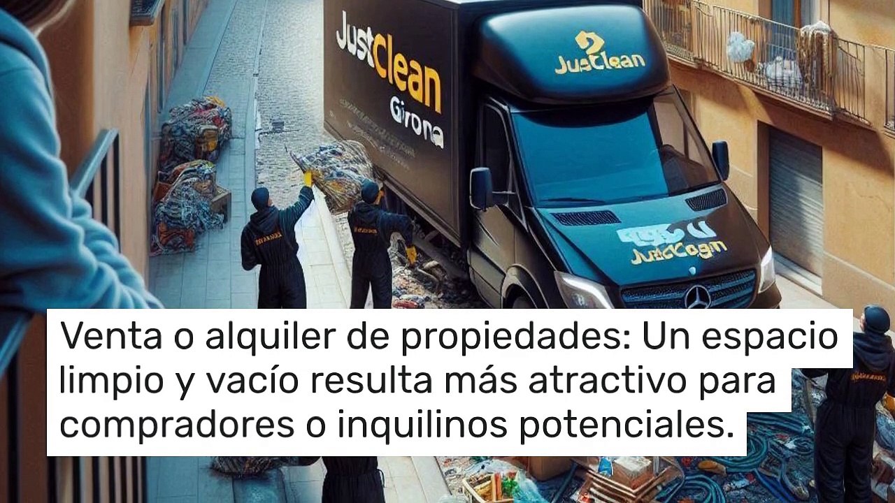 Vaciar pisos en Girona con soluciones eficientes