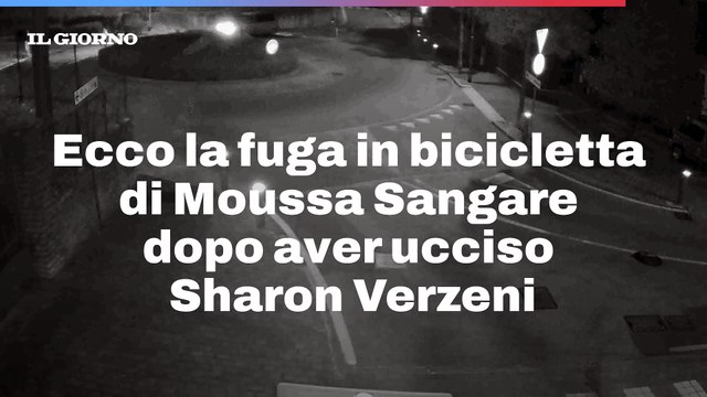 Ecco la fuga in bicicletta di Moussa Sangare dopo aver ucciso Sharon Verzeni