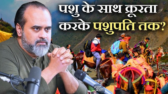 पशु के साथ क्रूरता करके पशुपति तक पहुँचोगे? || आचार्य प्रशांत, केदारनाथ यात्रा पर (2019)