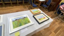 Paintings at North Tawton WI Produce and Craft Show