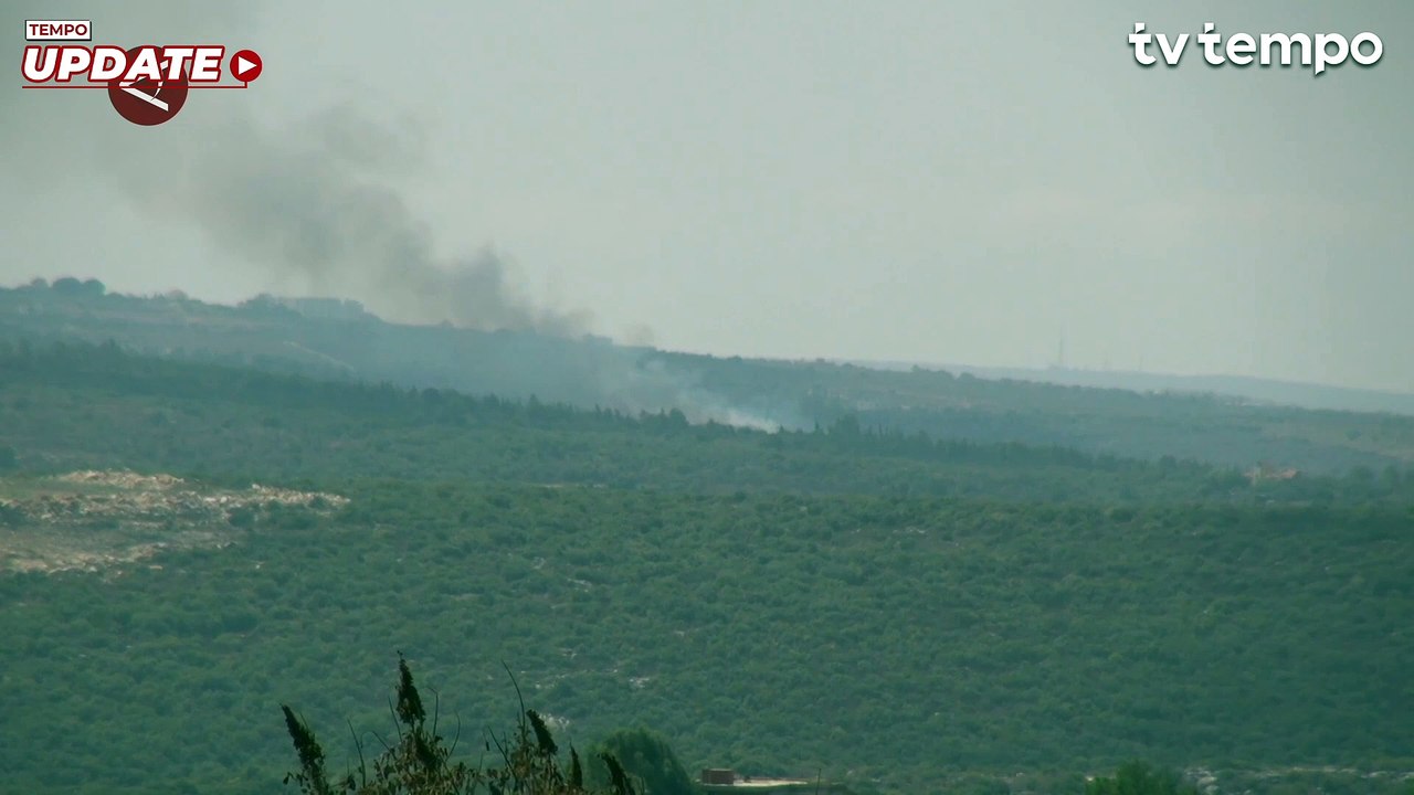 Momen saat Hizbullah Lebanon dan Israel Adu Tembak di Perbatasan