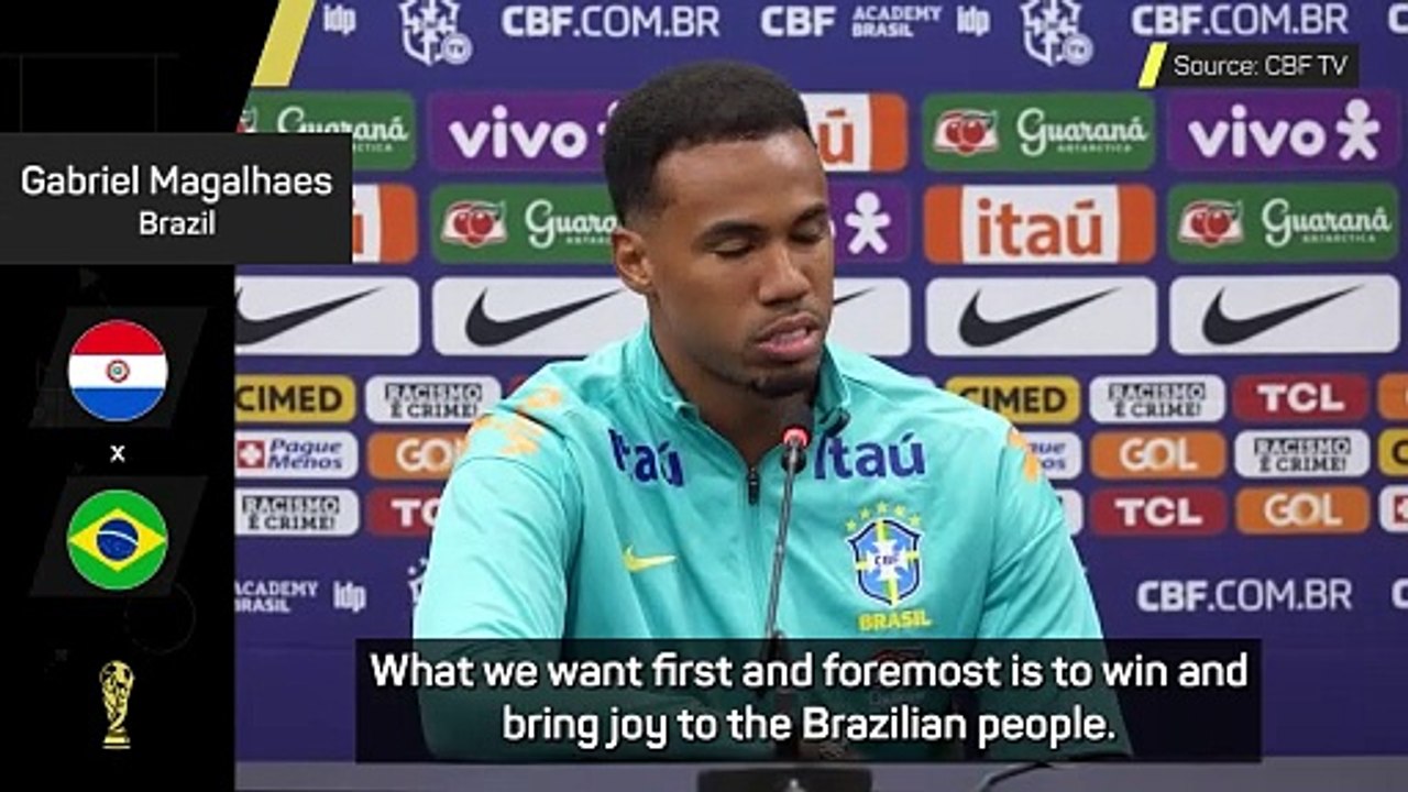 We want to bring joy to Brazil, but first we need to win - Gabriel