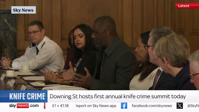 Keir Starmer launches a new anti-knife crime coalition in Downing Street