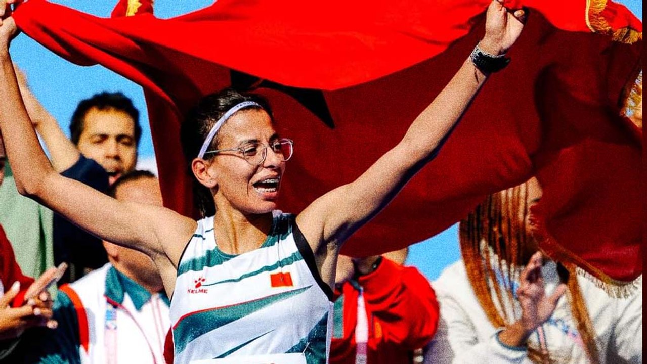 العداءة المغربية فاطمة الزهراء الإدريسي تفوز بالميدالية الذهبية