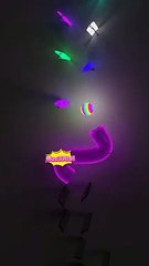 Colorful 3D Ball Cascade- Creating a Musical Light Show on Stairs