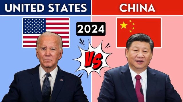 Exports of china vs exports of America in 2024/Exports value of the America and china in 2024