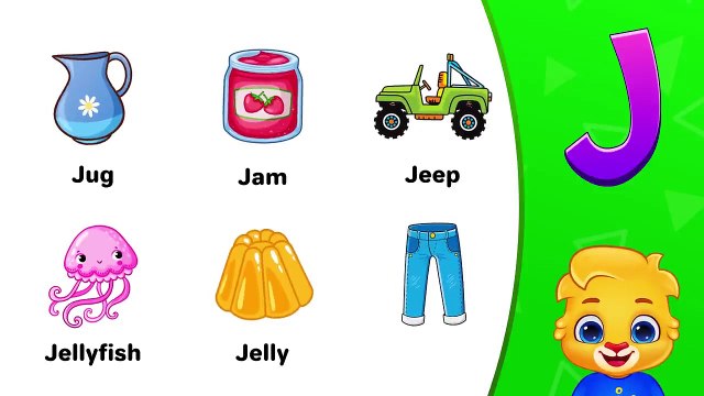ABC Flashcards for Toddlers _ Babies First Words & ABCD Alphabets for Kids b_HD