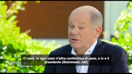 Il pressing di Scholz su Kiev: Russia partecipi a conferenza di pace