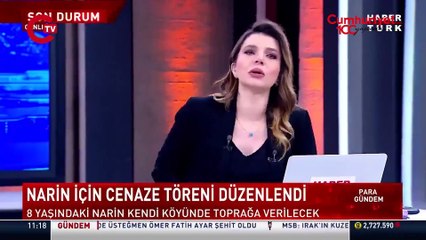 Habertürk spikeri Sena Alkan, Narin sonsuzluğa uğurlanırken gözyaşlarını tutamadı