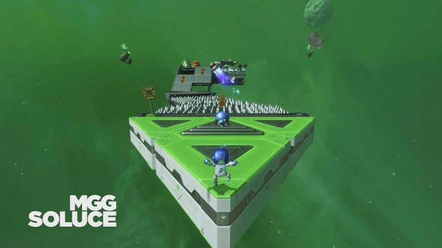 Tatou Casse-Tout Astro Bot : Comment finir ce niveau triangle perdu