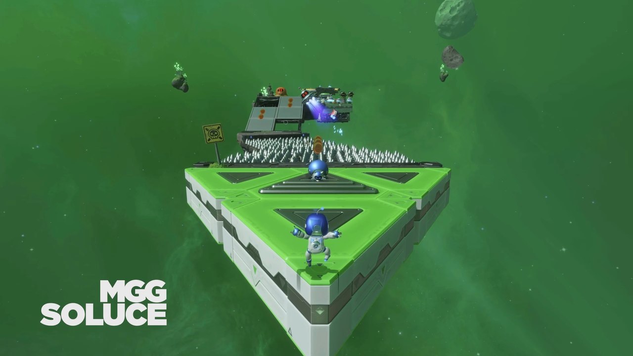 Tatou Casse-Tout Astro Bot : Comment finir ce niveau triangle perdu