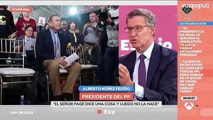 Feijóo sobre el asilo de Edmundo González en España: "Maduro está mucho más contento que ayer"