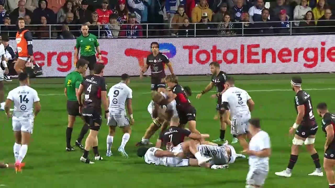 TOP 14 - Essai de Alexandre ROUMAT (ST) - RC Vannes - Stade Toulousain