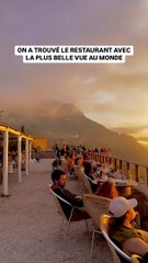 Le restaurant avec la plus belle vue au monde en Espagne ✨