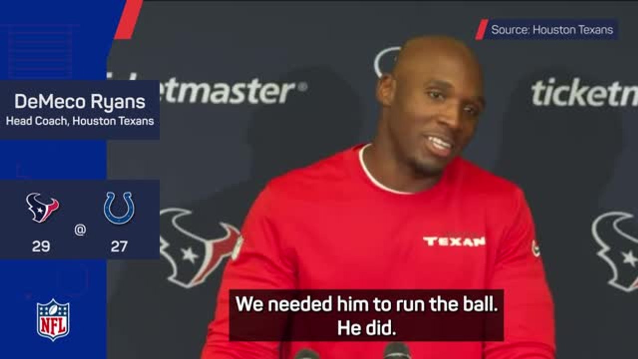 DeMeco Ryans praises debutant Mixon for 'stepping up big time'